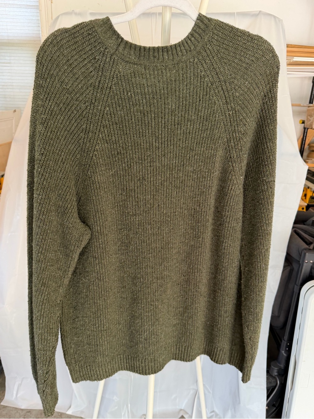Marine Layer Olive Green Crewneck Sweater - Picture 3 of 3